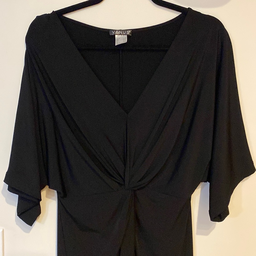 Black Dress. Long Black dress. Venus. Holiday Dress. New Year’s Eve dress.